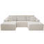 Canapé modulaire en forme de U Koli Boneless, canapé modulaire à compression, velours côtelé-953082221-953082216