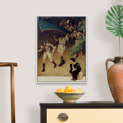 Hommes sur toile, art mural