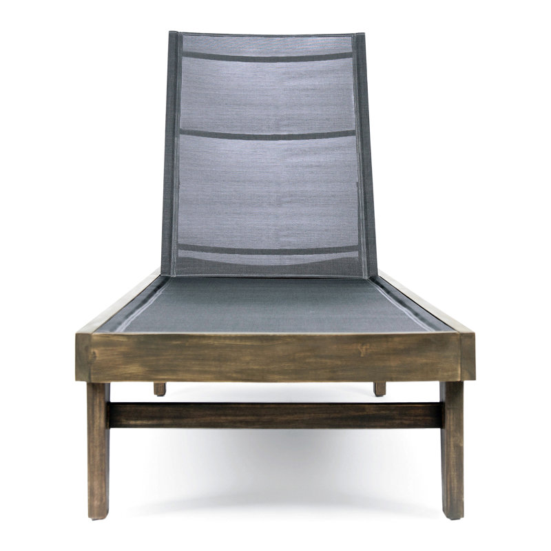 SUMMERLAND CHAISE LOUNGE MESH CUSION, Dark Gray