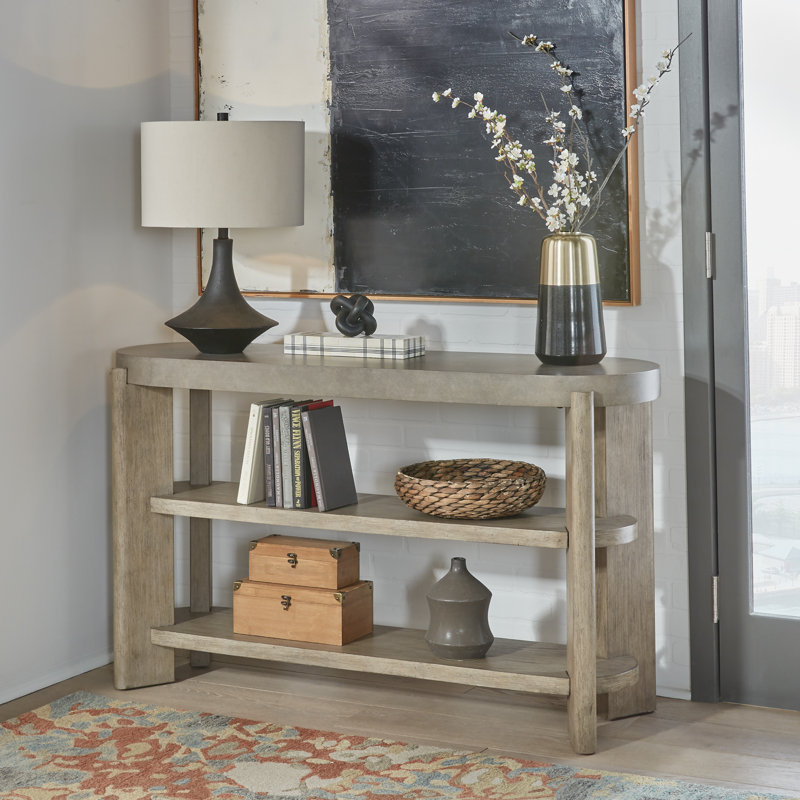 Console Barchetta avec deux tablettes ouvertes