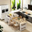 Multifunctional Kitchen Island With Extendable Table, Built-In Power Outlet, And Adjustable Shelves For Small Kitchens-1675539418