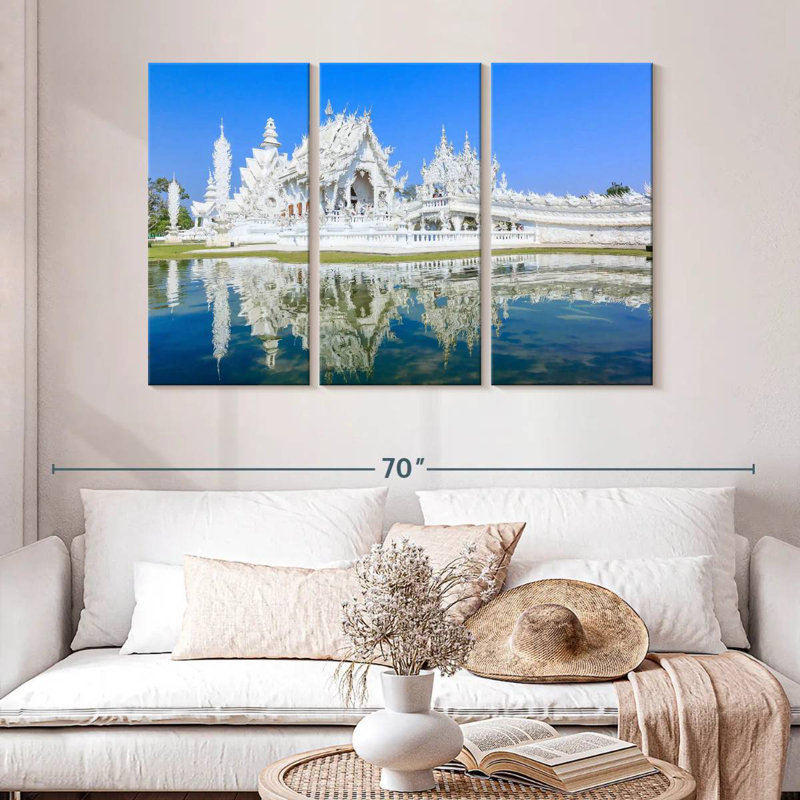 Temple bouddhiste Wat Rong Khun, H 32 po x l 50 po