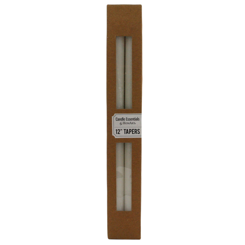 Bougie non parfumée, H 9,25 po x l 1,75 po x P 1,75 po