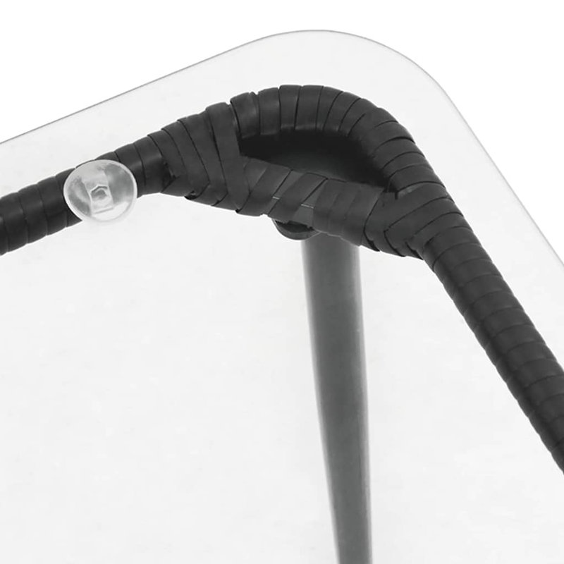 Rectangular Outdoor Side Table, Black