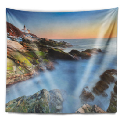 Beavertail de phare de tapisserie de plage en polyester avec accessoires suspendus inclus