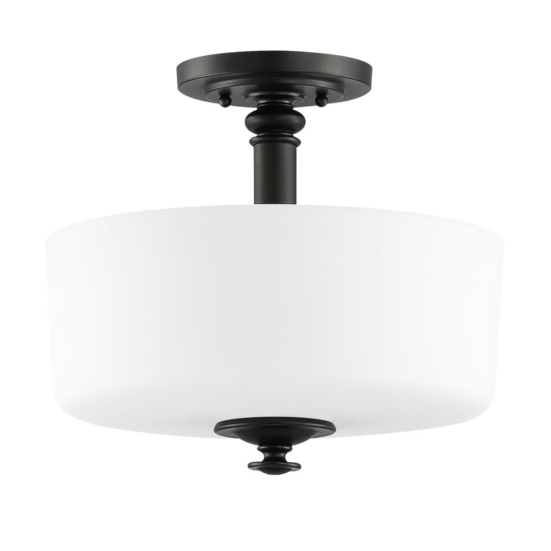 Ellsinore Glass Semi Flush Mount