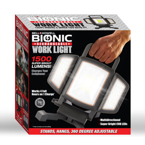Bell + Howell Bionic Rechargeable 1000 Lumens Waterproof Multi ...