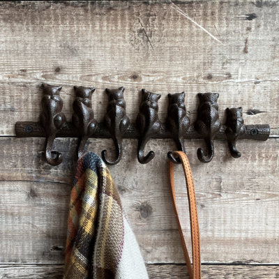 Rew Metal Wall Organizer with Key Hooks