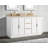 Salise 61'' Double Bathroom Vanity with Marble Top-240014887-240014882
