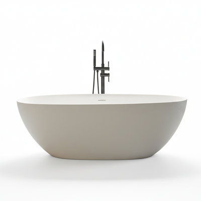 70.87'' x 32.28'' Soaking Solid Surface Bathtub