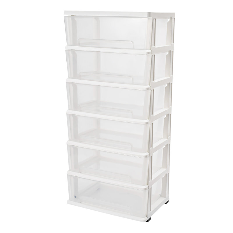 Chariot de rangement Laraye, Blanc