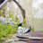 Color Swan Metal Garden Statue