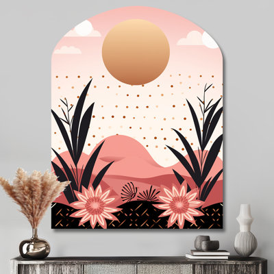 Ismael - art mural asymétrique moderne en forme d'arche géométrique