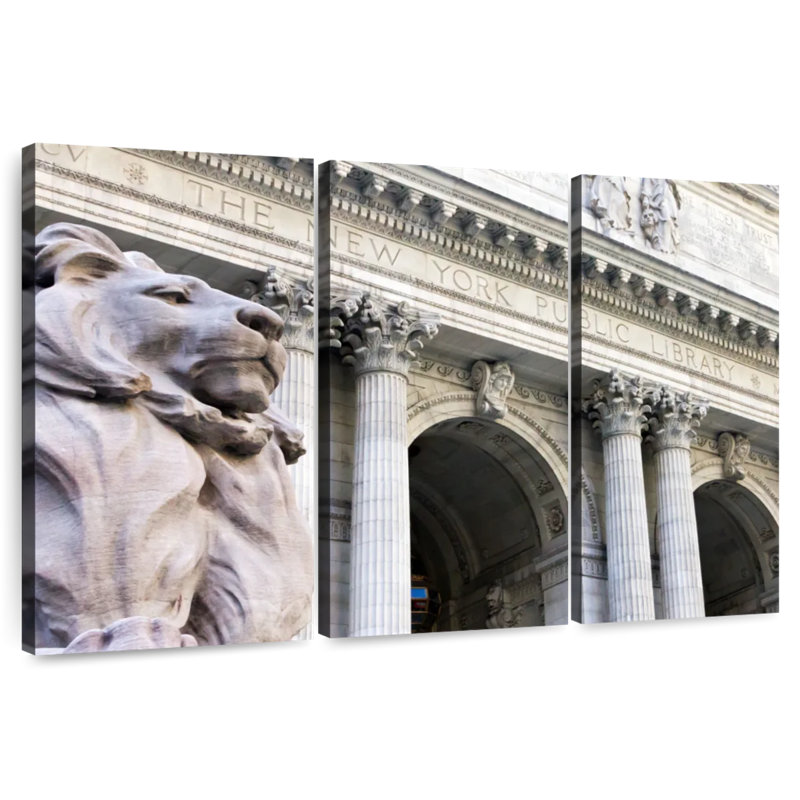 Bibliothèque publique Lilie NYC, H 24 po x l 38 po