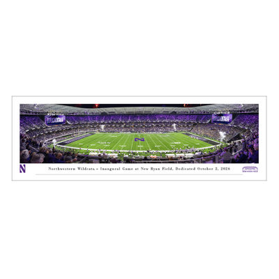 Northwestern Football - impression sans cadre