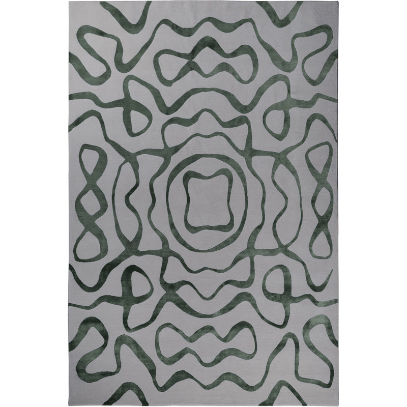 Ken Fulk Sonic Spruce Area Rug, Rectangle 10' x 14'