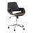 Faux Leather Task Chair - Black