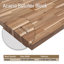 Comptoir en bois d'acacia non fini L 8 pi x P 25 po x 1,5 po T-133689792