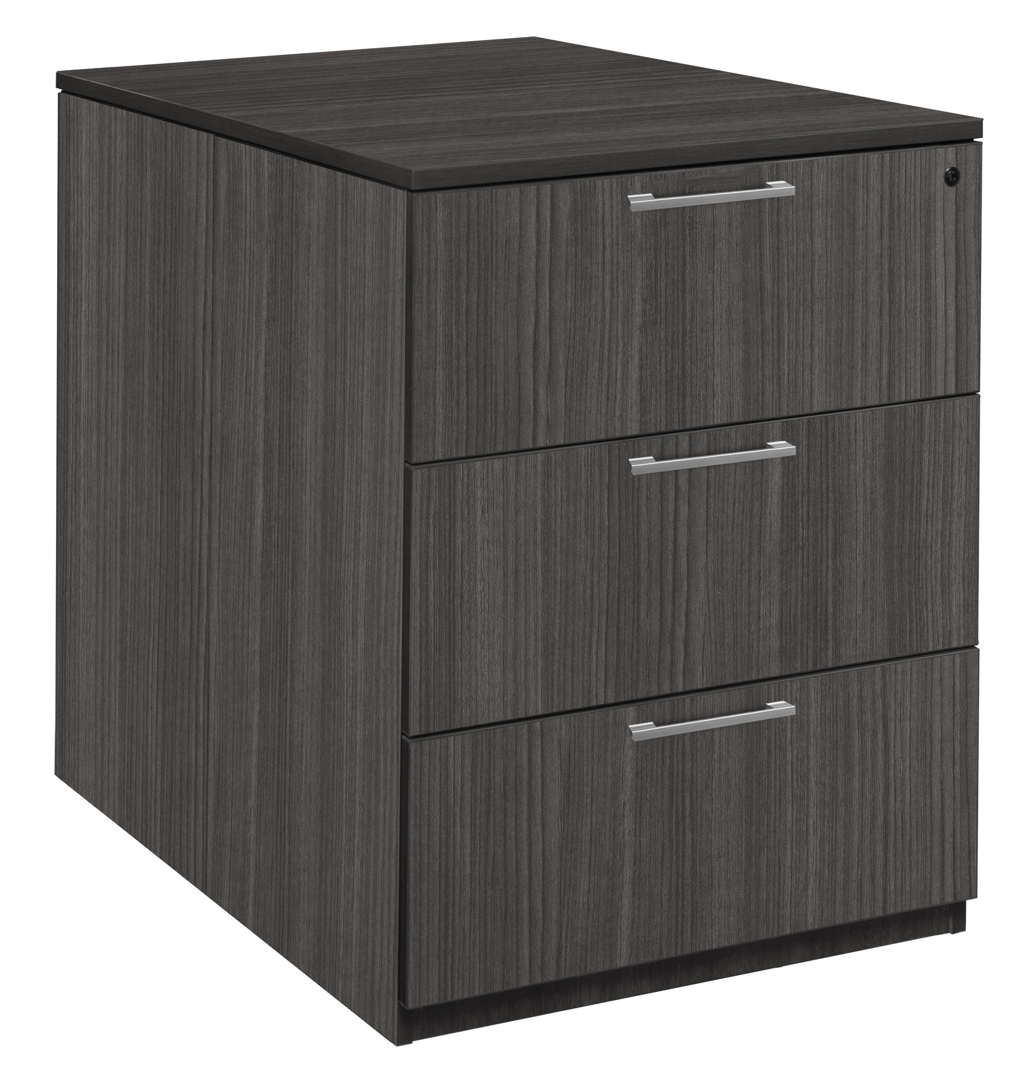 One Side File Desk Inbox Zero Legacy Stand Up Back to Back Lateral File/ Desk | Wayfair