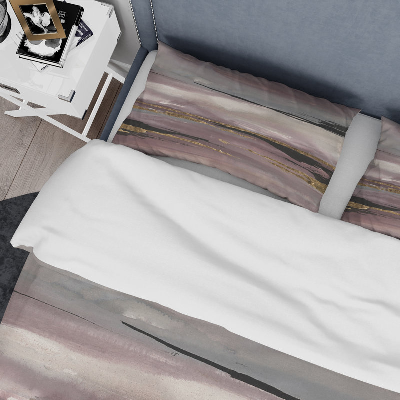 Ensemble de housse de couette Purple Glam Storm III - Glam & Shabby Elegance - Microfibre de polyester