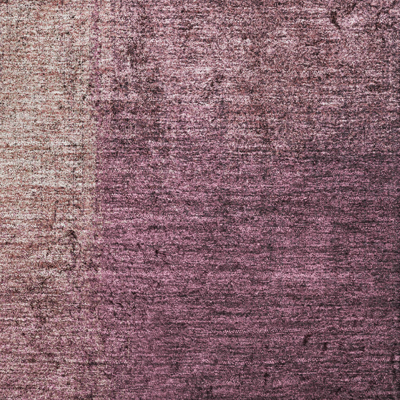 Tapis carré Dream Shag ADS742, lavable à la machine, de qualité supérieure, Prune, 10 pi x 14 pi