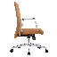 Fauteuil de bureau rembourré en cuir Waide-1404872424