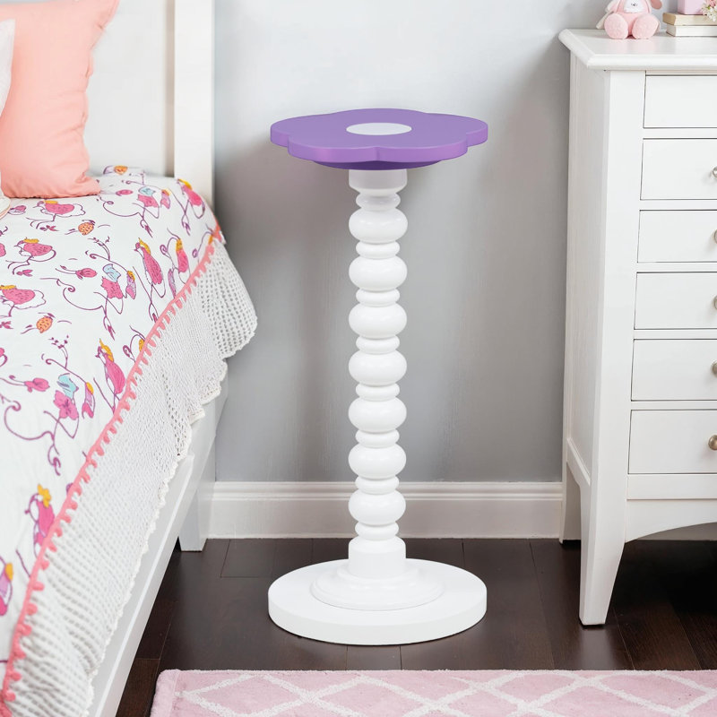 Marialana Flower Tall White Table