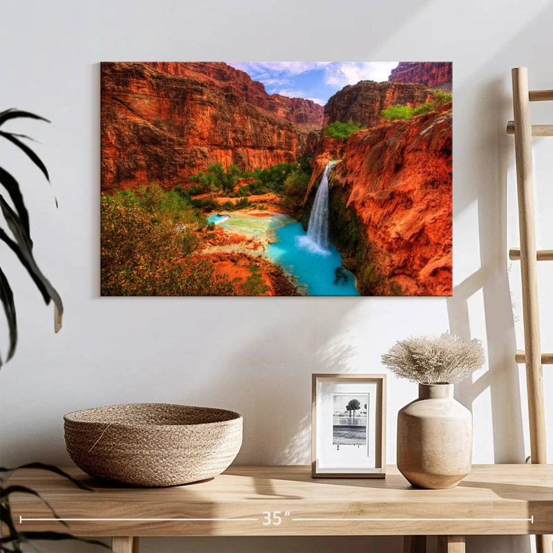 Alvord Havasupai Canyon Falls, H 16 po x l 24 po