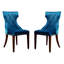 Chaise d'appoint en velours de hêtre revêtu de velours Reine-22569074