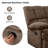 Batholo 42.9" Wide Modern Manual Glider Upholstered Recliner-118608811