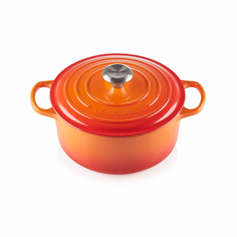 Le Creuset Cast Iron Round Casserole, Volcanic, 28cm / 6.7L