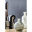 Vase Svirla - tourbillon noir et blanc