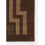 Hand Tufted Wool Geometric Area Rug in Brown-1007710557