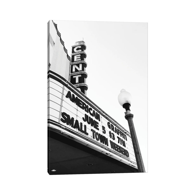 Small Town Theater by Bethany Young - Print on Canvas, Wrapped Canvas, 45.72cm H x 30.48cm W x 1.91cm D