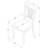 Adonica Solid Wood Solid Wood Top Four Leg Dining Set-377257360-325313977