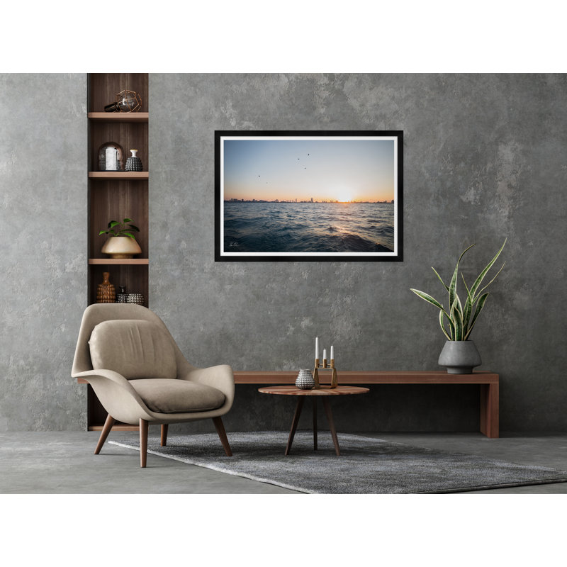 Lake Michigan, Sunset Print by Tim Klein
