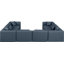 Canapé modulaire en similicuir de 8 pièces Ivion-94884371