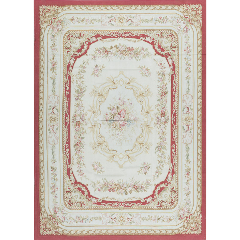 Aubusson Renaissance Wool Oriental Area Rug