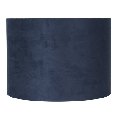 Abat-jour tambour en faux cuir Ganya Classic