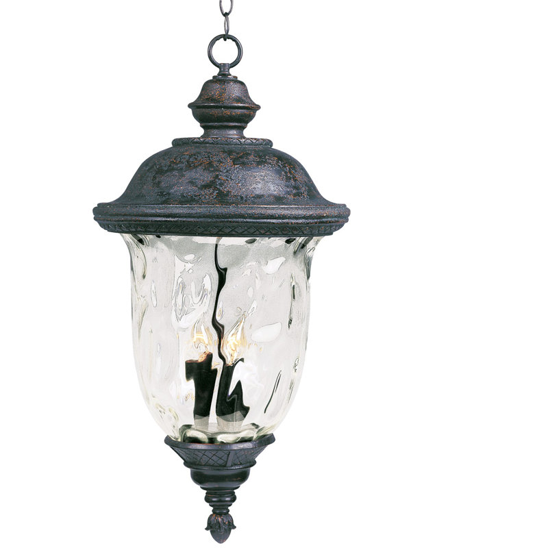 Patidar 3 - Light Outdoor Hanging Lantern, 28" H x 14" W