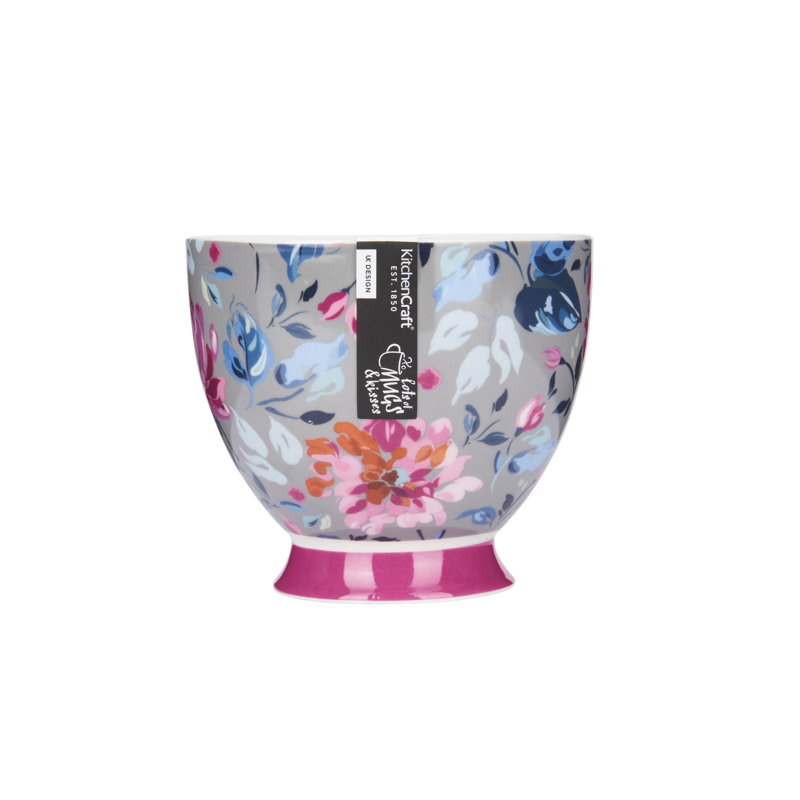 Floral Bone China Mug