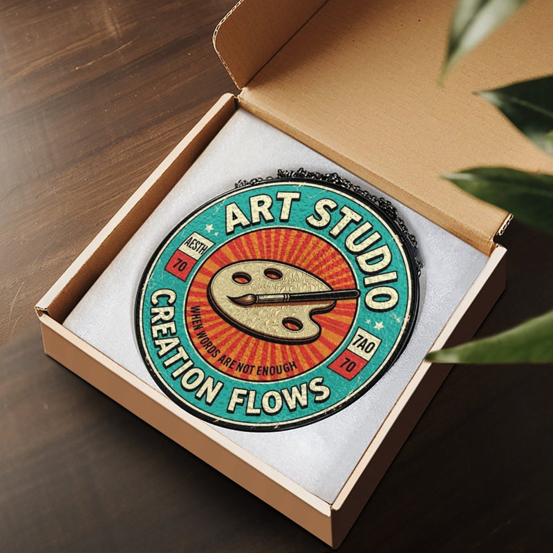 Panneau de vitrail pour vitrail Art Studio, 6,3 x 6,3 po (16 x 16 cm)