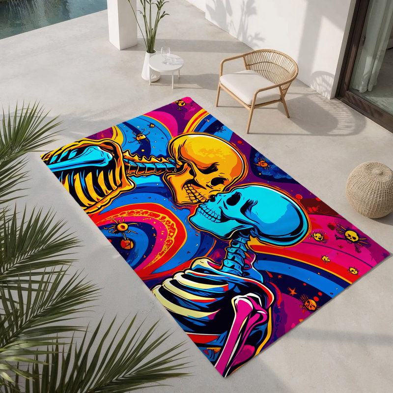 Nebula Radiance Indoor And Outdoor Area Rug, Rectangle 1'6" x 2'6"