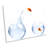 Jumping Goldfish Bowls - Wrapped Canvas Art Prints-1756909118