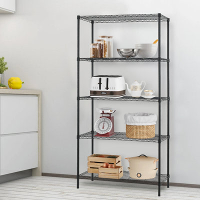 Suvam 36'' W Metal Shelving Unit