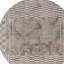 Tapis rond naturel 8 pi