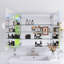 Pharmacie rectangulaire en aluminium avec miroir-542988940