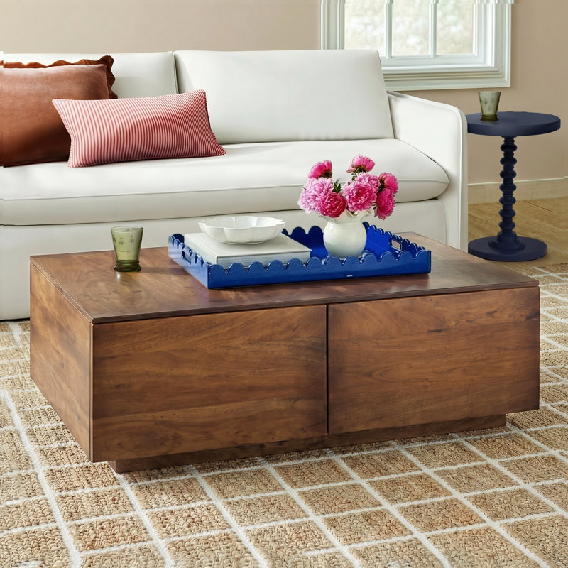 Mullane Solid Wood Top Single Coffee Table