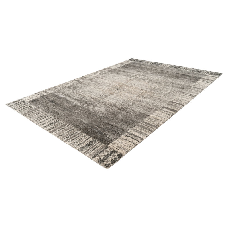 Bryasha Uni Area Rug, Grey/Brown/Blue, Rectangular 120 x 170cm