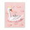 «Mother Swan Queen and Chicks Lake Flowers Pink» par Daphne Polselli - impression d'art graphique
